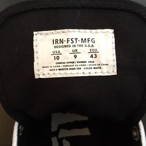 Iron Fist White Misfits High-Tops - Picture 8 of 10